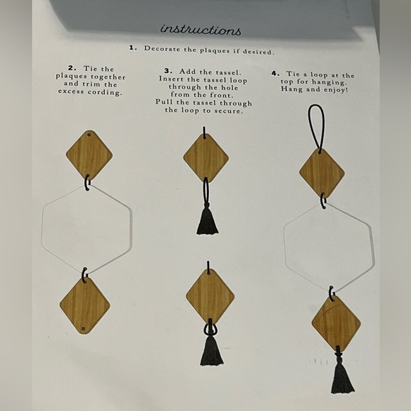 New Paint Your Own (PYO) Hexagon Wall Hanging Kit Crafting - Picture 11 of 14